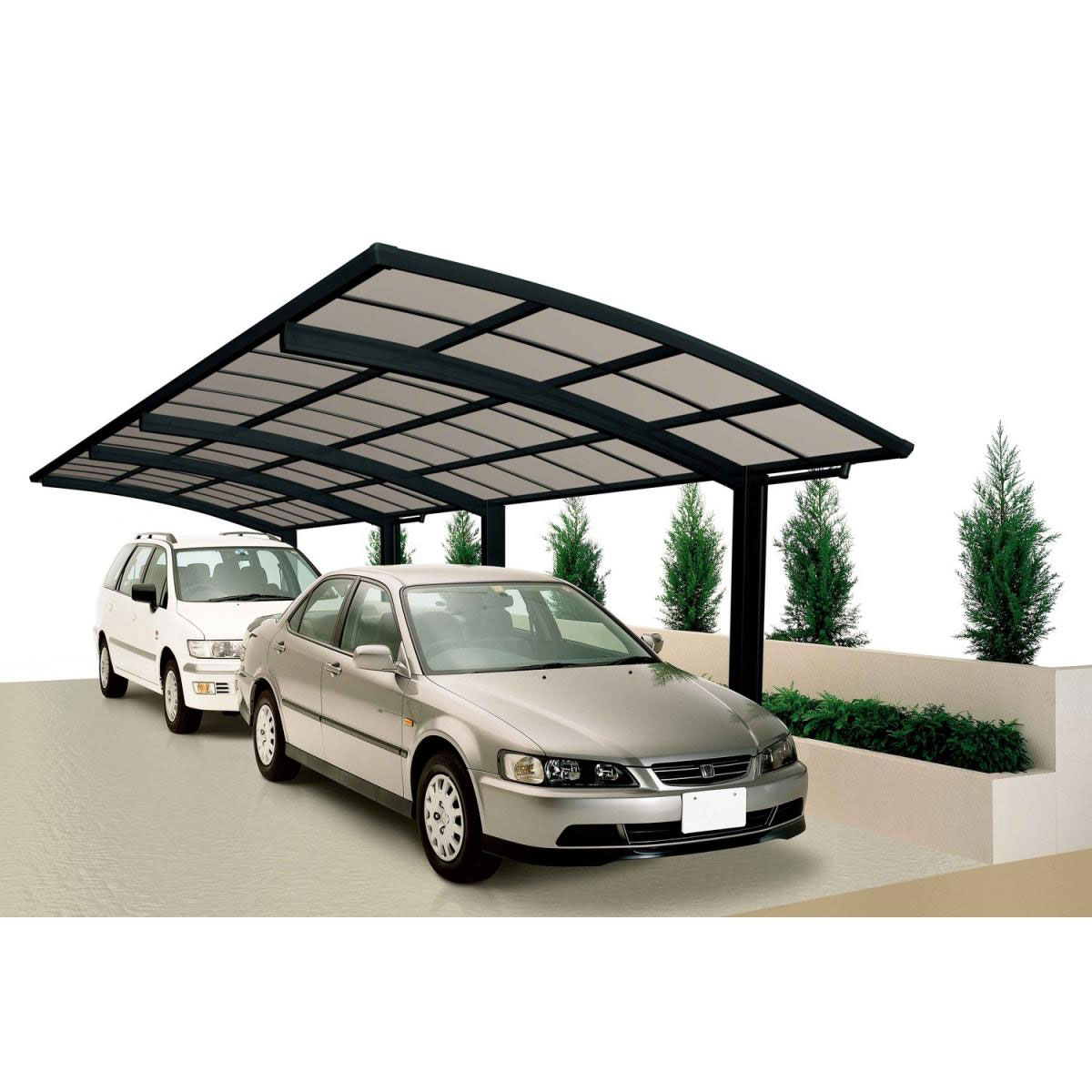 Ximax Carport Alu Portoforte 110 Schwarz Tandem