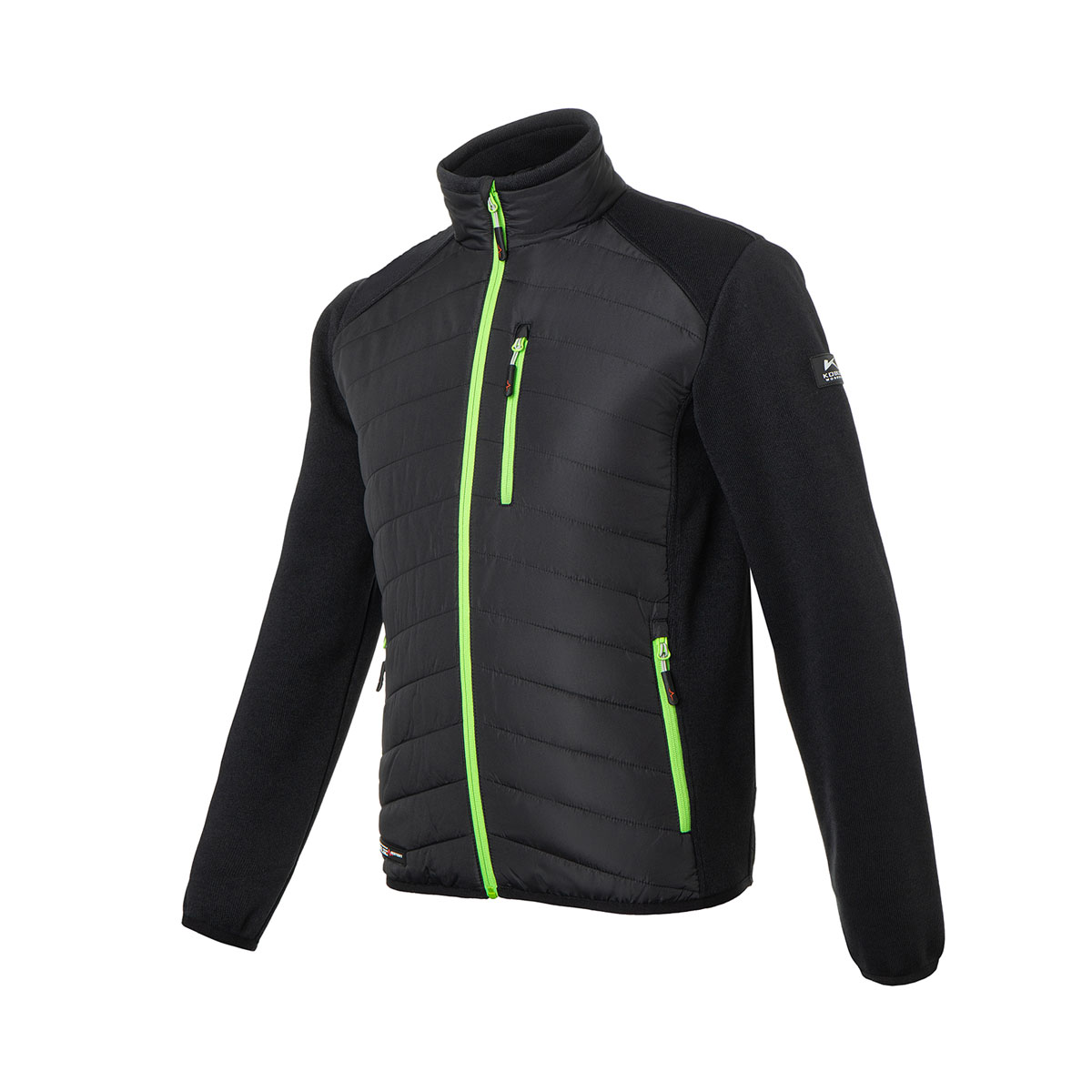 Kübler  Hybridjacke PULSE TECH schwarz/neongrün Größe XL