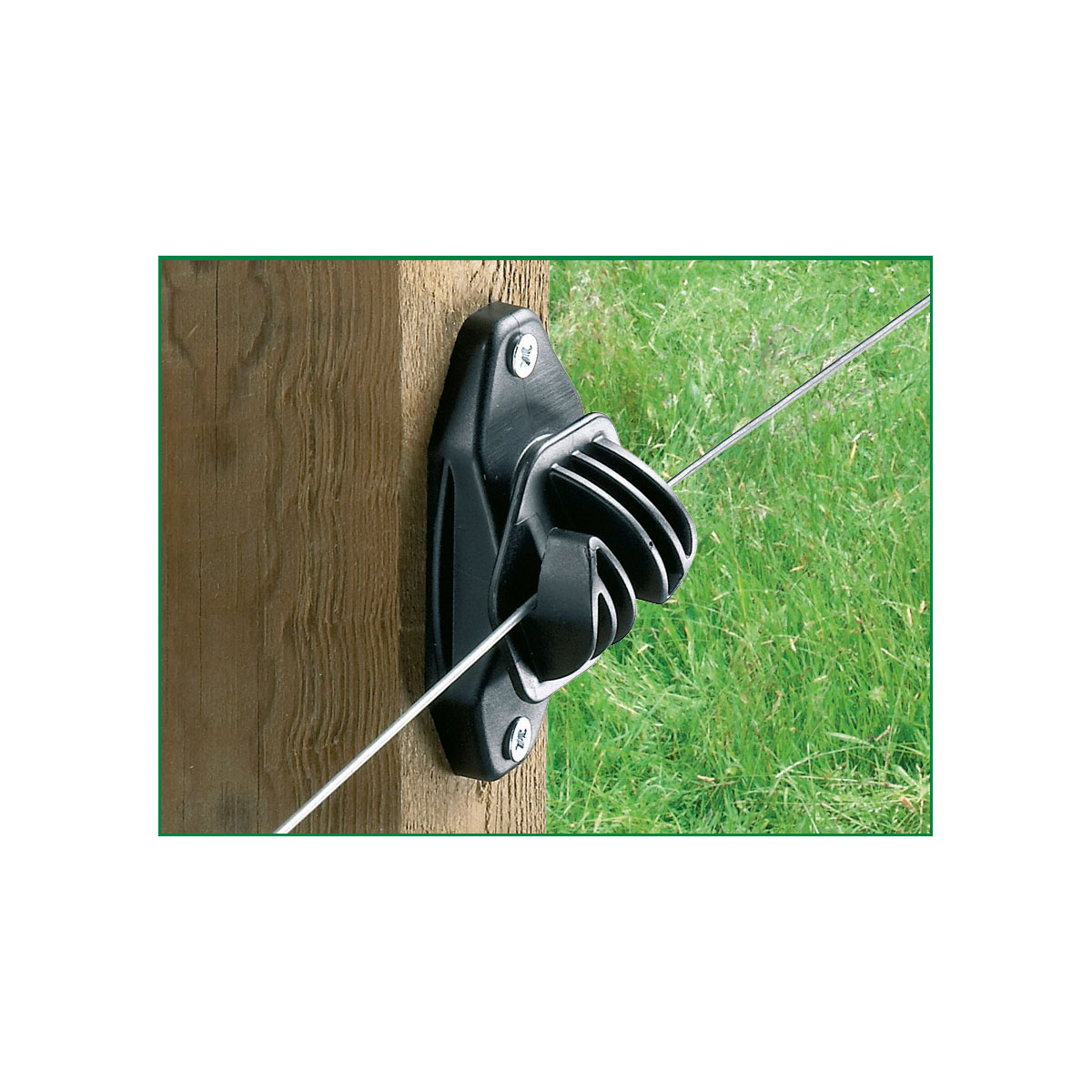 Festzaunisolator Highland schwarz 10 Stück Bild 4