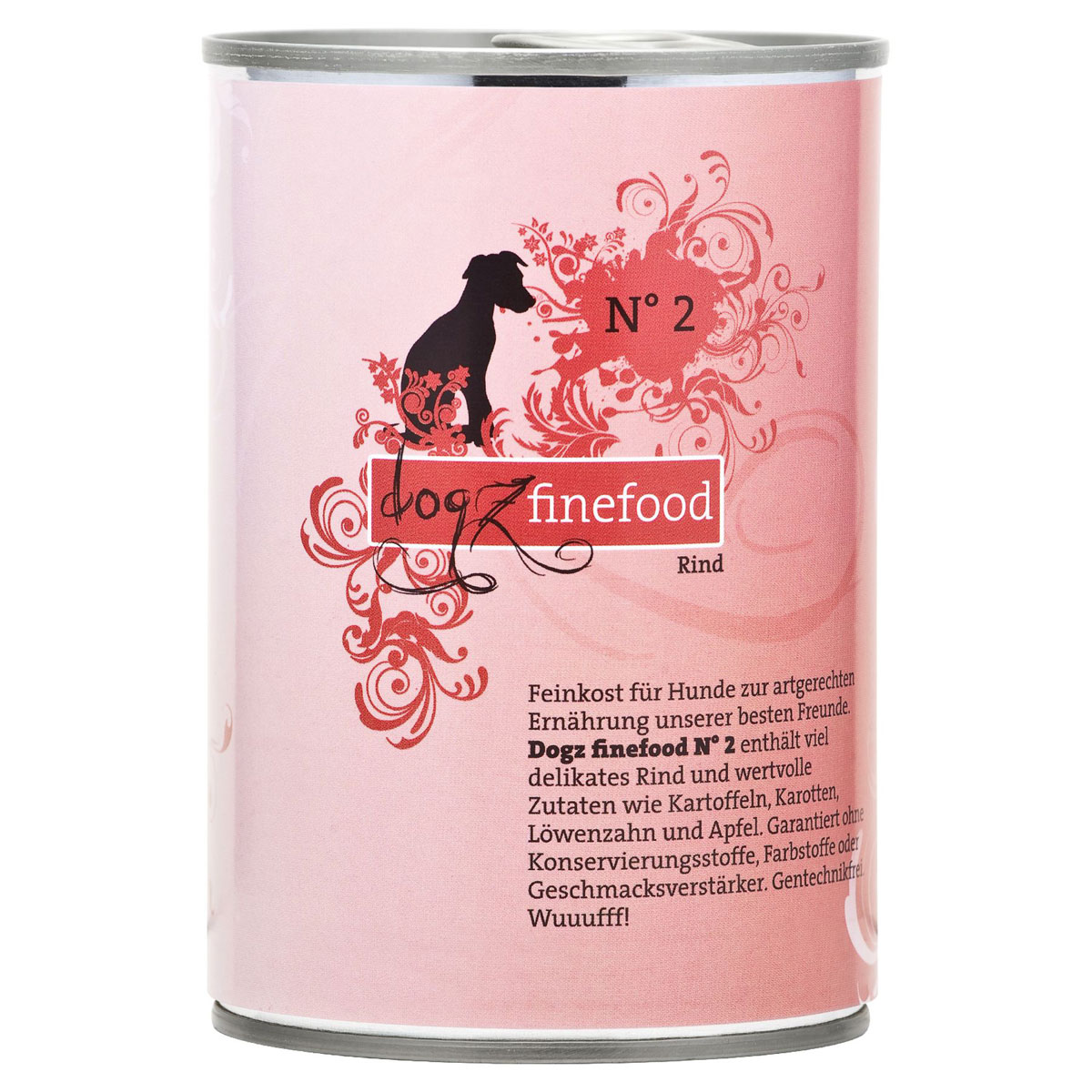 Dogz finefood Dose No 2 Rind 400g