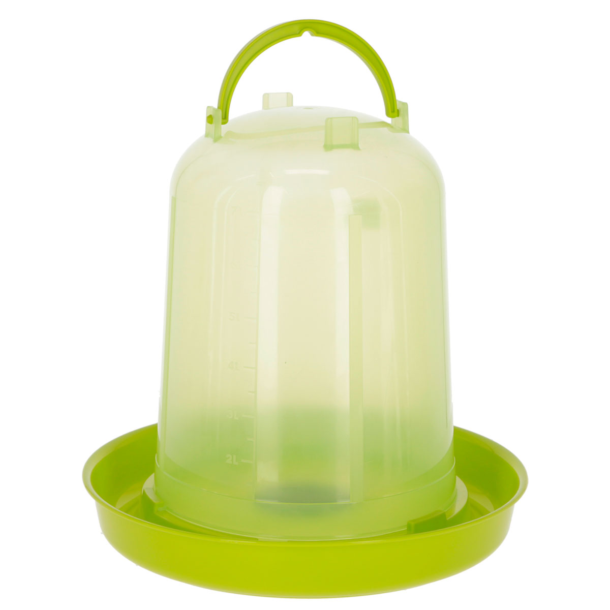 Kunststofftränke mit Stöpsel 8 L grün