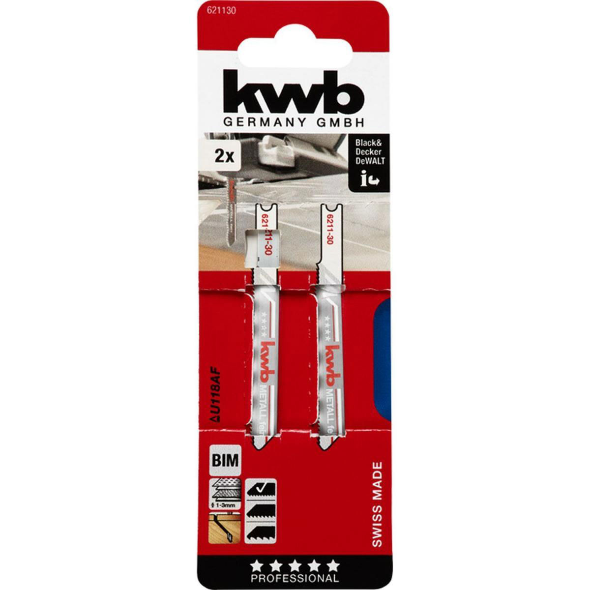 kwb  Stichsägeblätter Metallbearbeitung fein S30 Bild 2