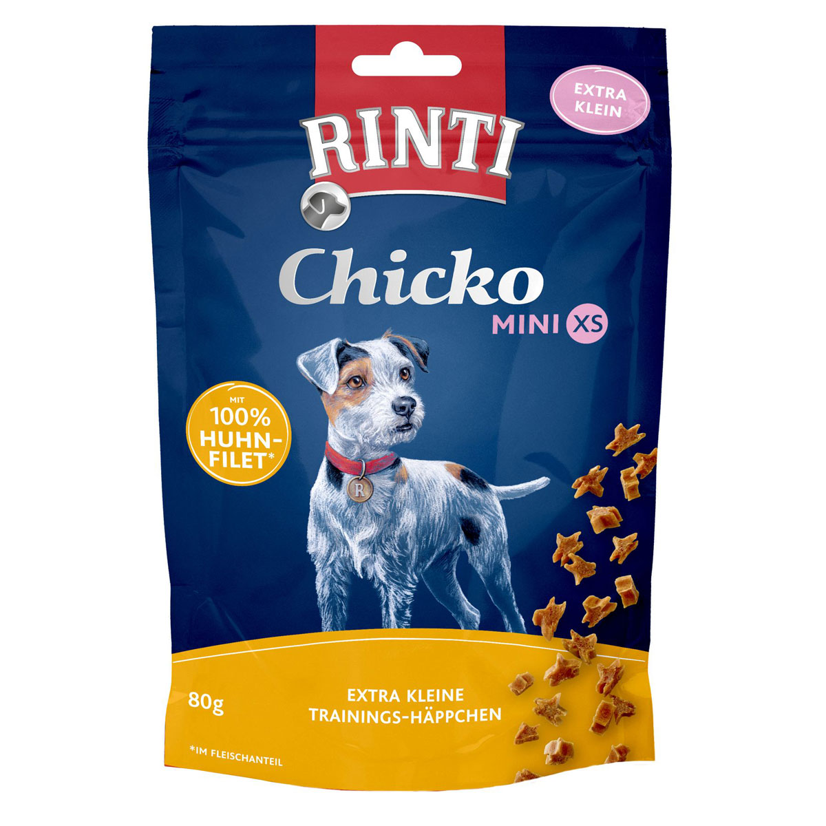 Rinti  Snack Chicko Mini XS Huhn 80g