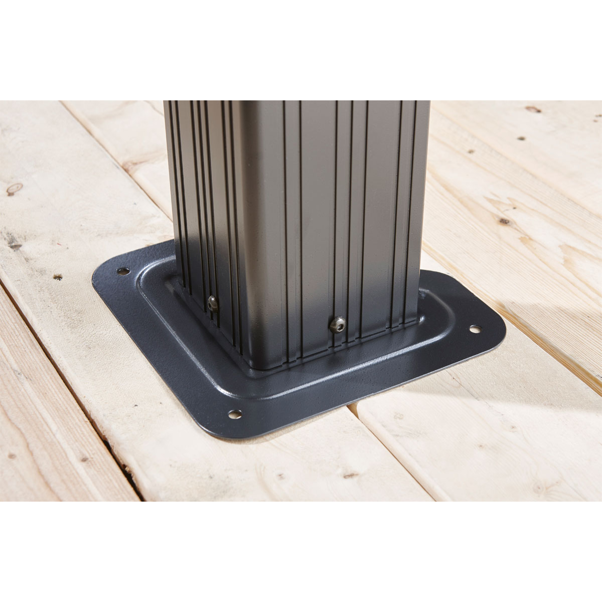 Sojag Pavillon Mykonos 1012 inkl. Moskitonetz 299x364x291cm Basaltgrau Bild 10