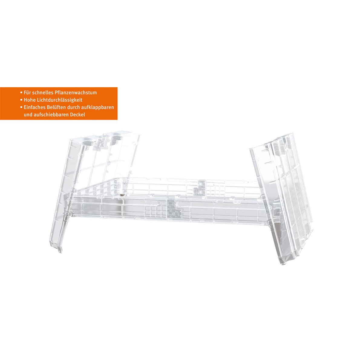 Garantia Frühbeet-Aufsatz Ergo Quadro M für Hochbeet-System Bild 2
