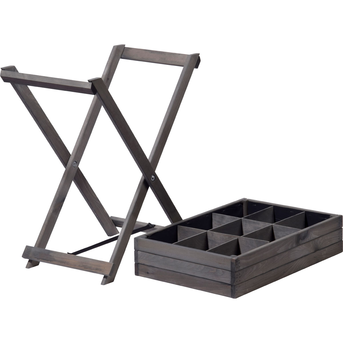 dobar Hochbeet faltbar 58 x 38 x 75 cm grau Bild 5