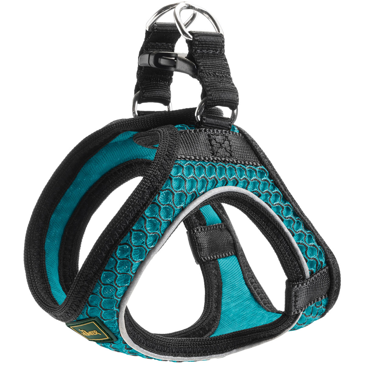 Hunter Hundegeschirr Hilo Comfort türkis Größe S-M