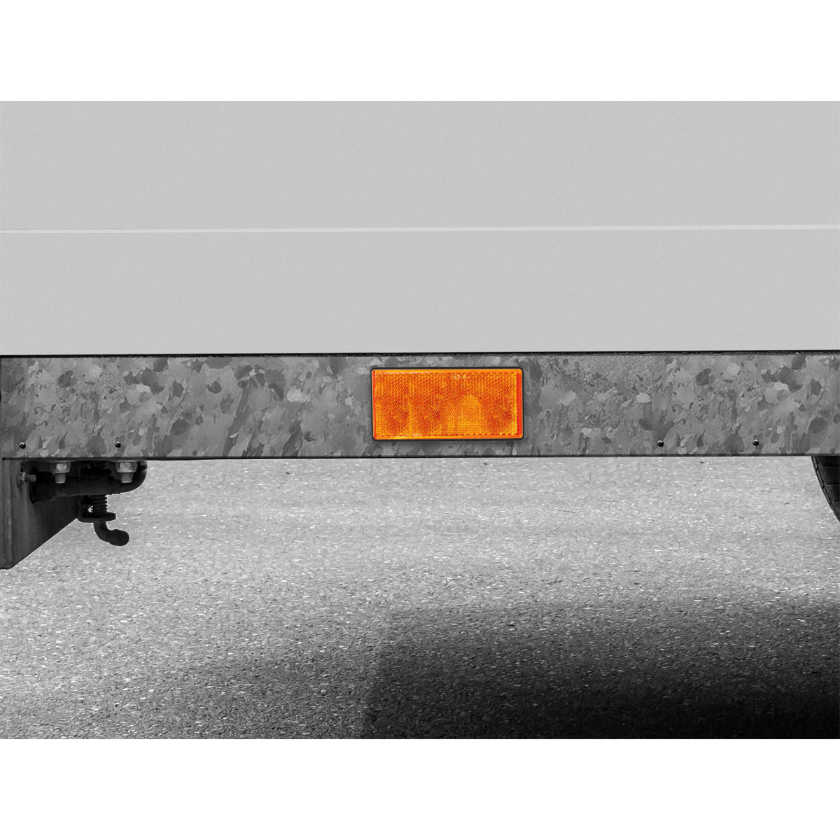 LAS 10208 Reflektor orange viereckig 2 Stk. Bild 2