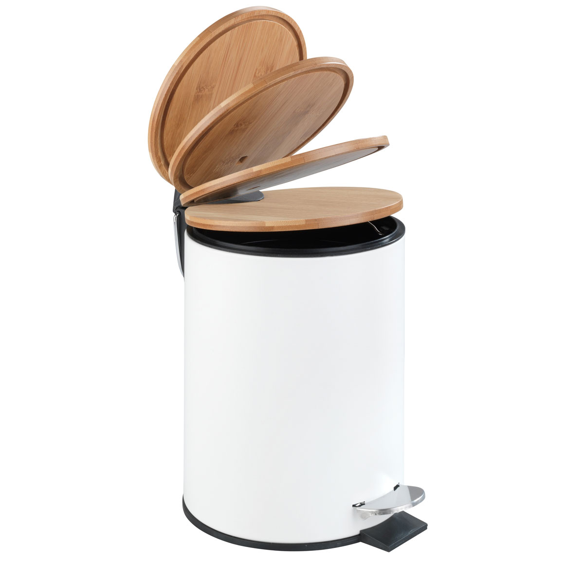 Wenko Kosmetik Treteimer Tortona Easy-Close weiß 3 L Bild 2