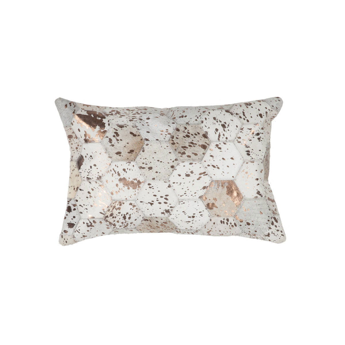 Kissen „Spark Pillow 210“, elfenbein/Chrom