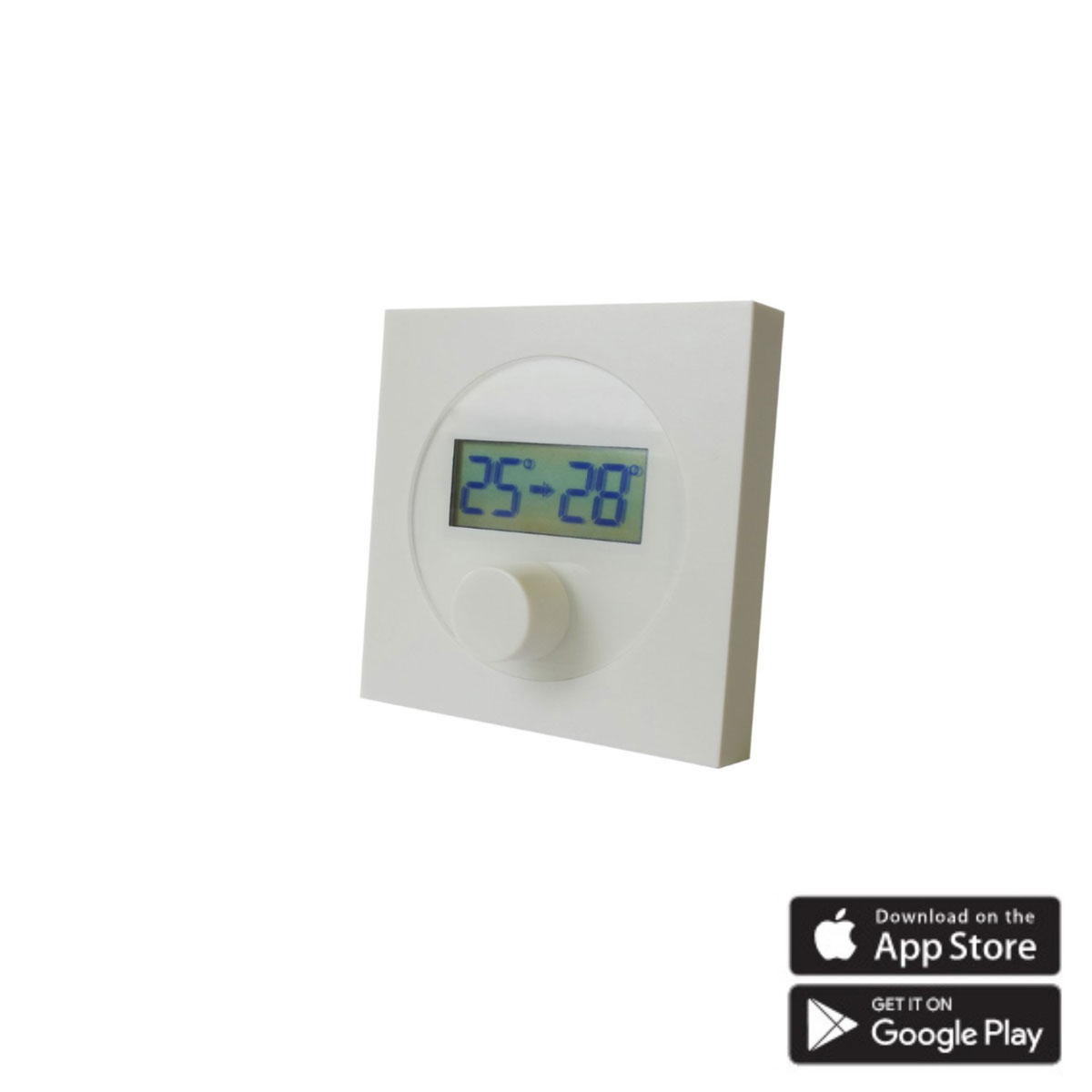 Ximax Heizkörper Zubehör Funk-Thermostat Steuerung für Infrarotheizungen Weiß