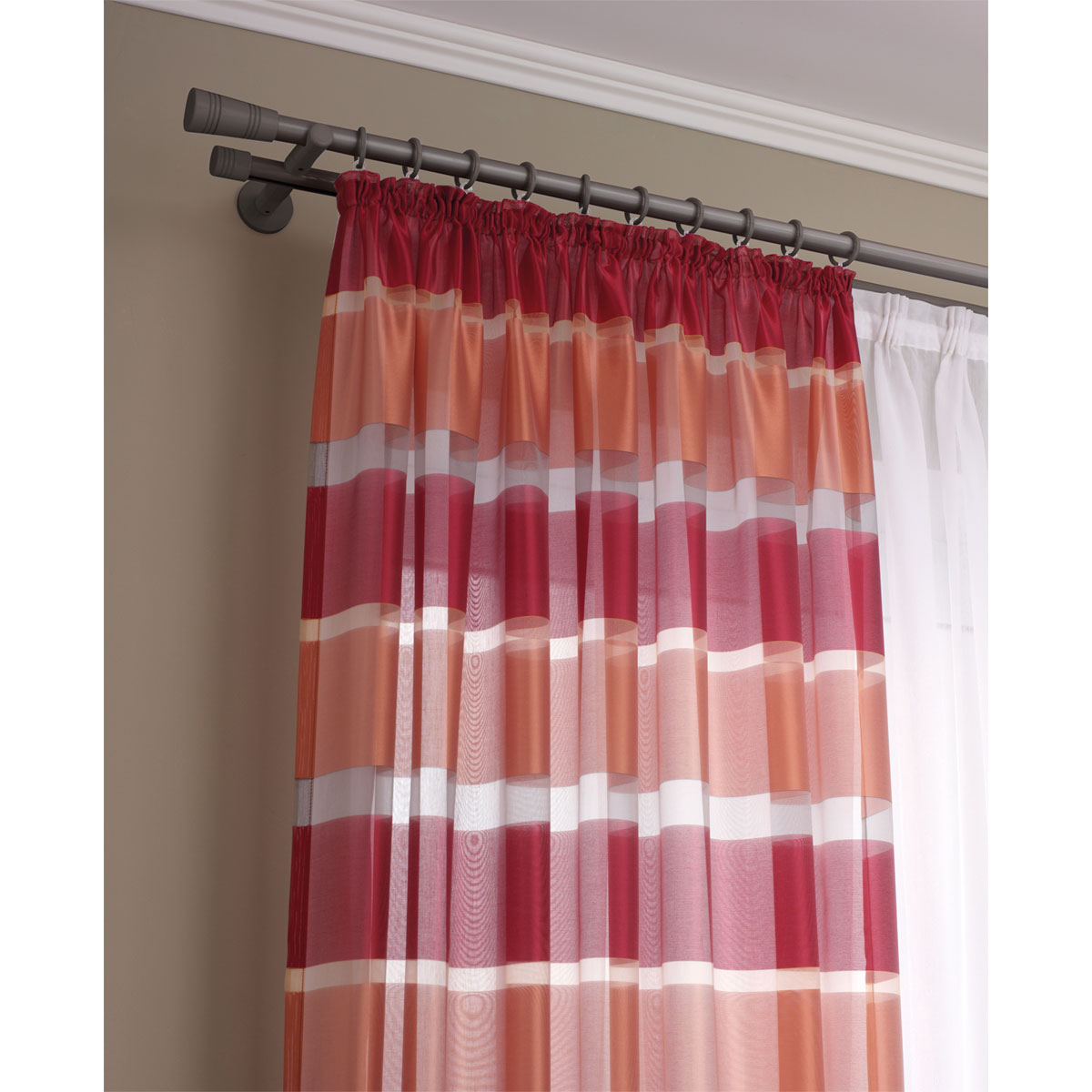 Gardinia  Gardinenstange Chicago mit Innenlauf Durchmesser 16 mm 240 cm titan Bild 4