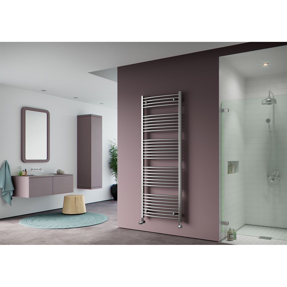 Ximax  Badheizkörper C2 1264 x 600 mm 437 Watt Chrom