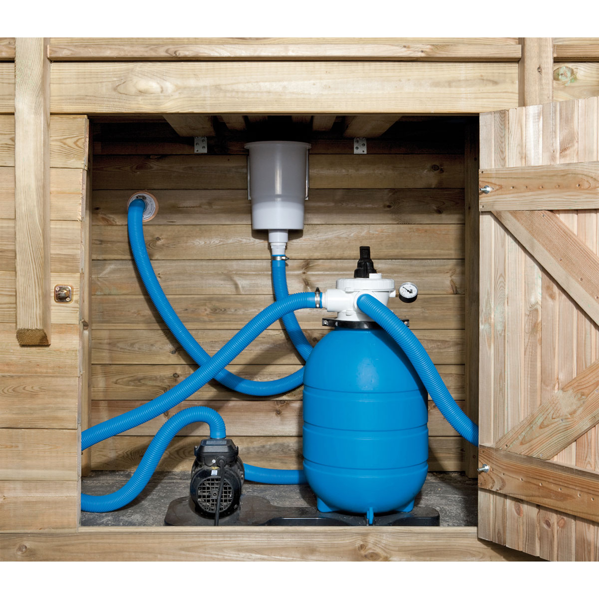 Weka Holzpool 594 A 376 x 850 cm Sparset Bild 2