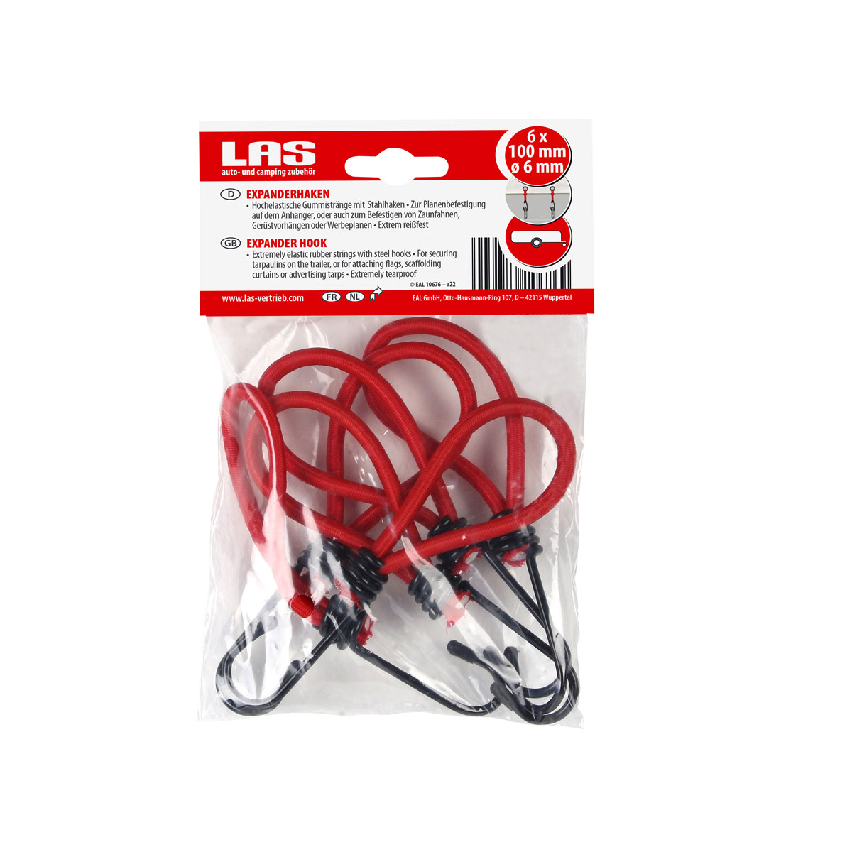 LAS 10676 Expanderhaken 6- teilig  Bild 3