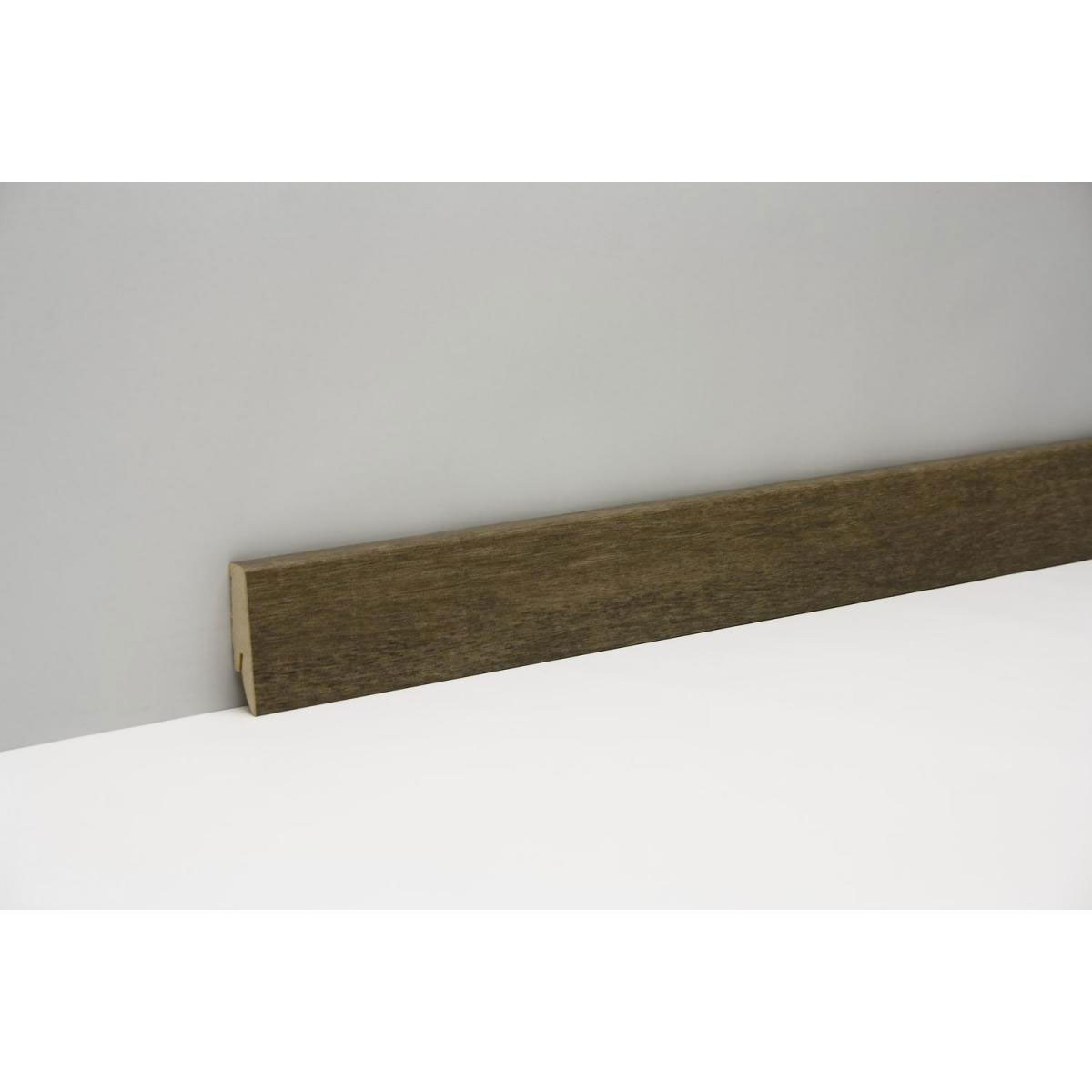Classen Clipleiste Eiche sägerau dunkel 2400 x 58 x 19 mm