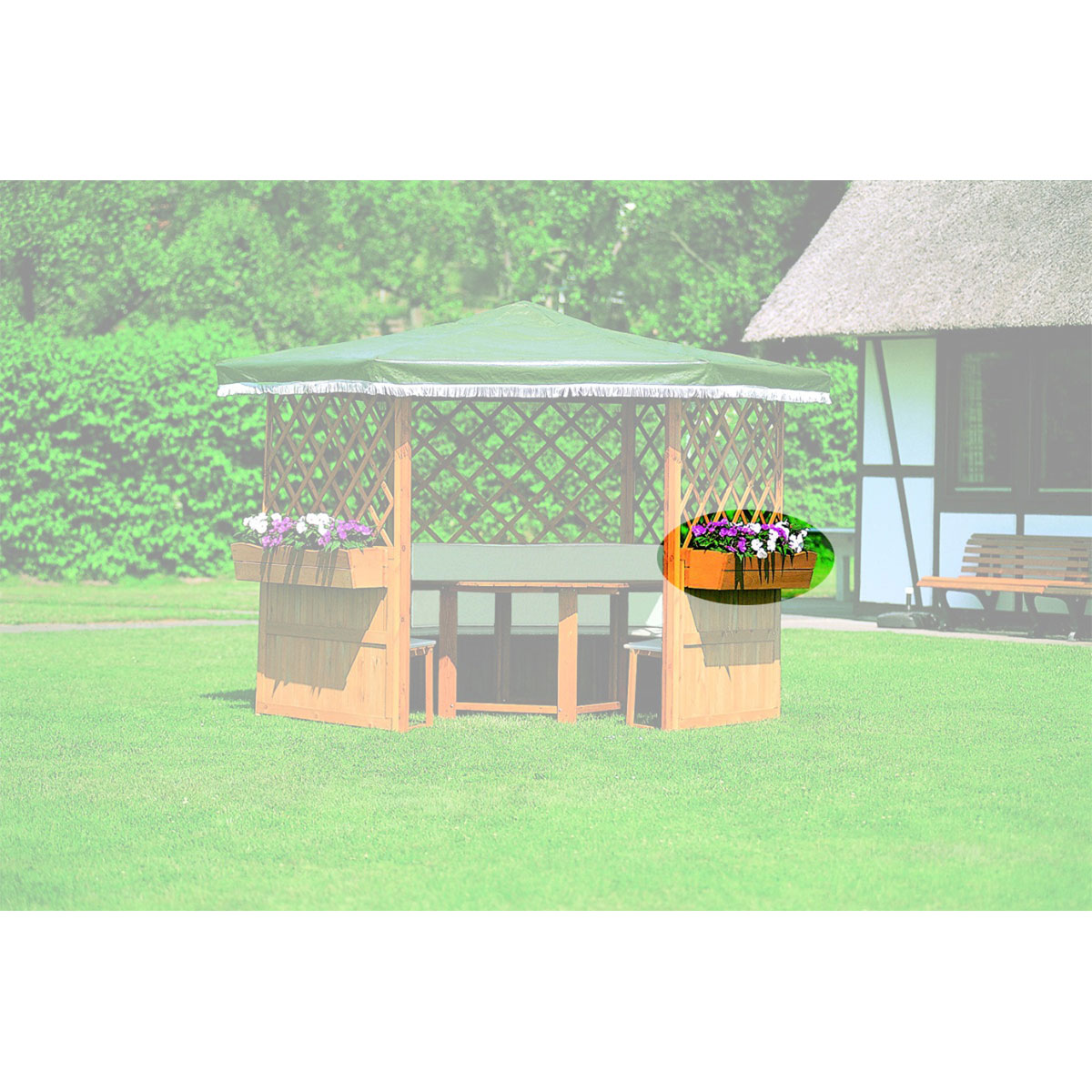 Promadino Blumenkasten für Pavillon Palma und Marburg