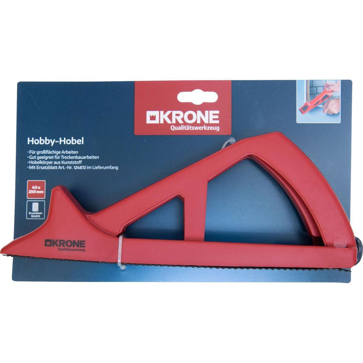 Krone Hobby-Hobel 250 mm Bild 1