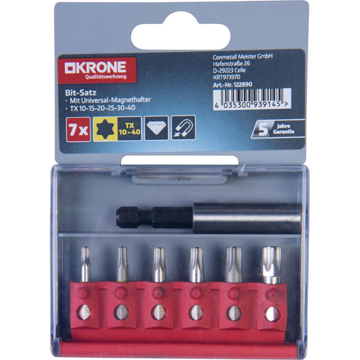 Krone Bit-Set Torx 7-teilig Bild 2