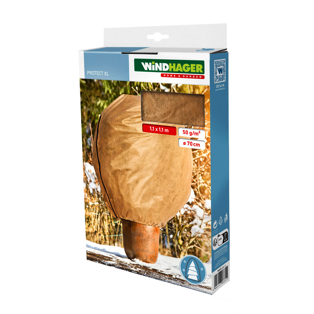 Windhager  Deko-Haube Prot XL 1,1x1,1 m