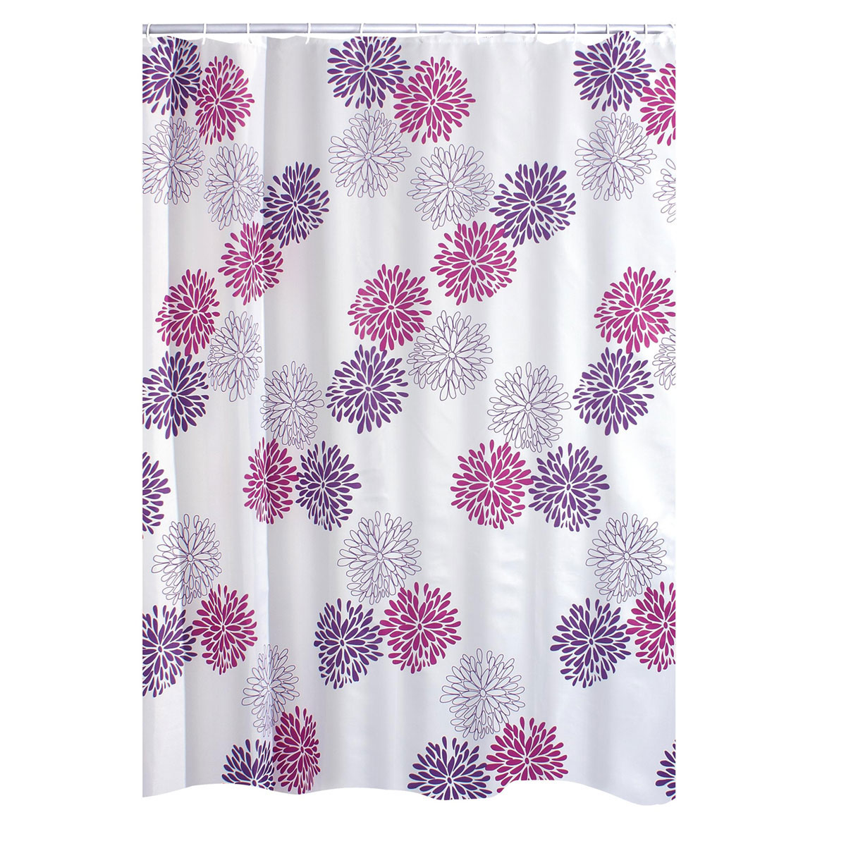 Ridder  Duschvorhang Textil Sandra ca 180 x 200 cm lila