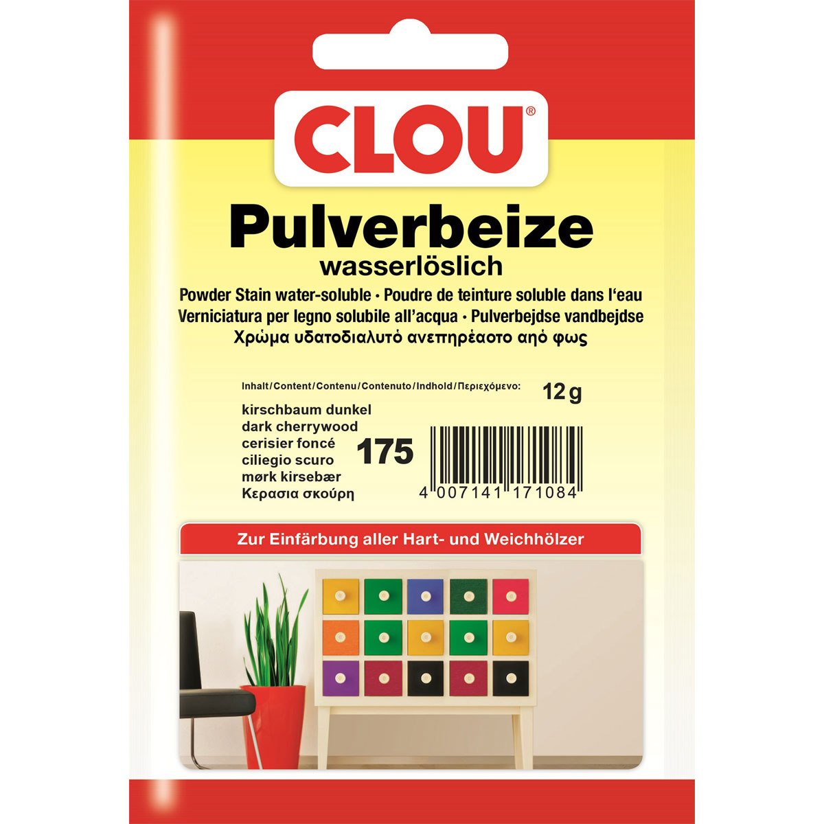 Clou Pulverbeize Kirschbaum dunkel
