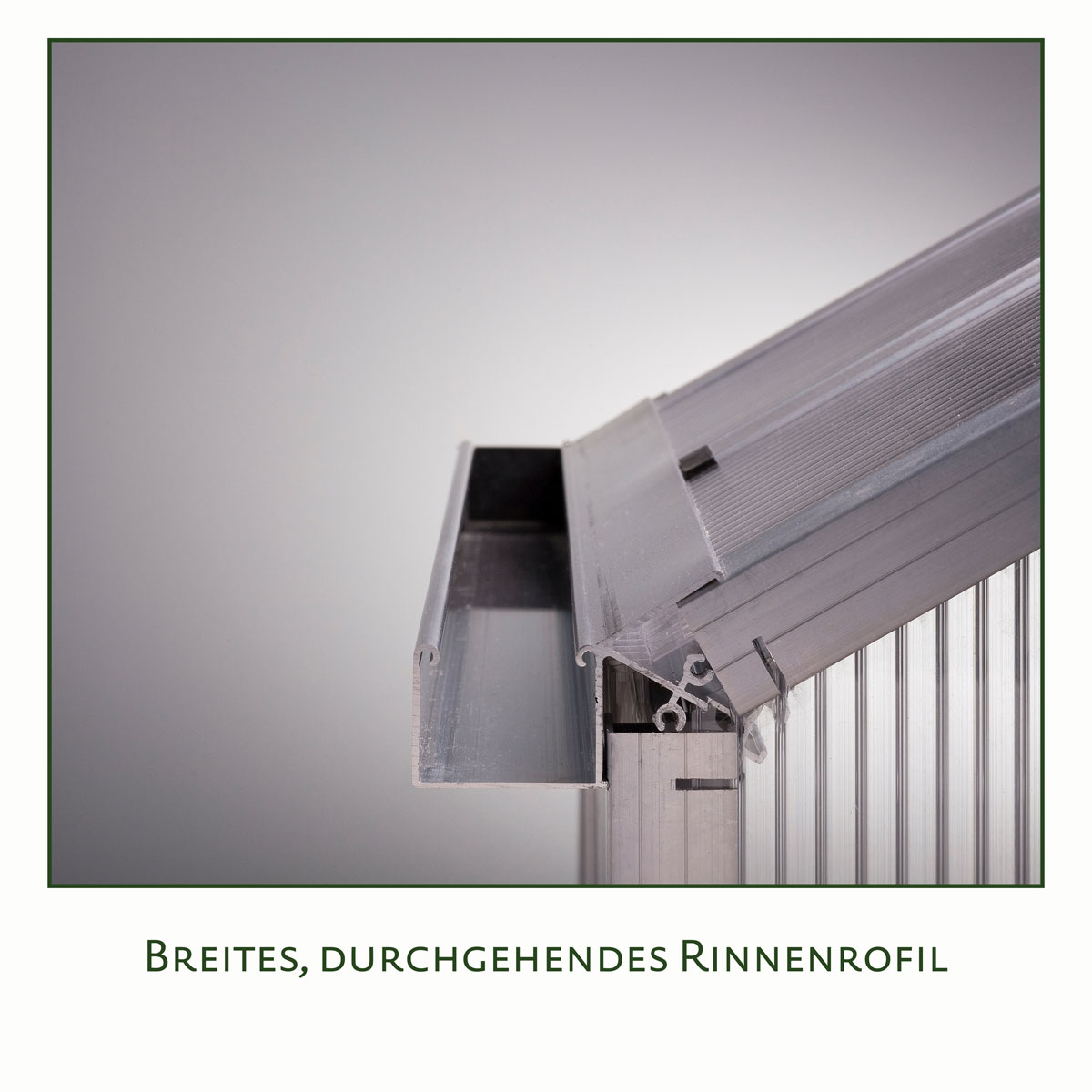 KGT Gewächshaus Orchidee III 9,6m² schwarz Bild 5