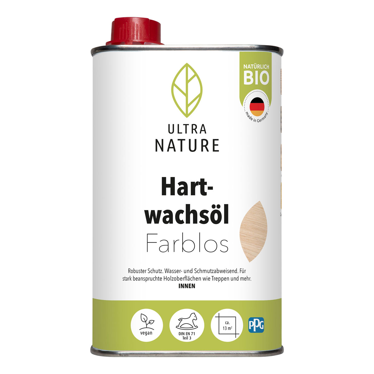 Ultra Nature Hartwachsöl Farblos 0.5 L Bild 1