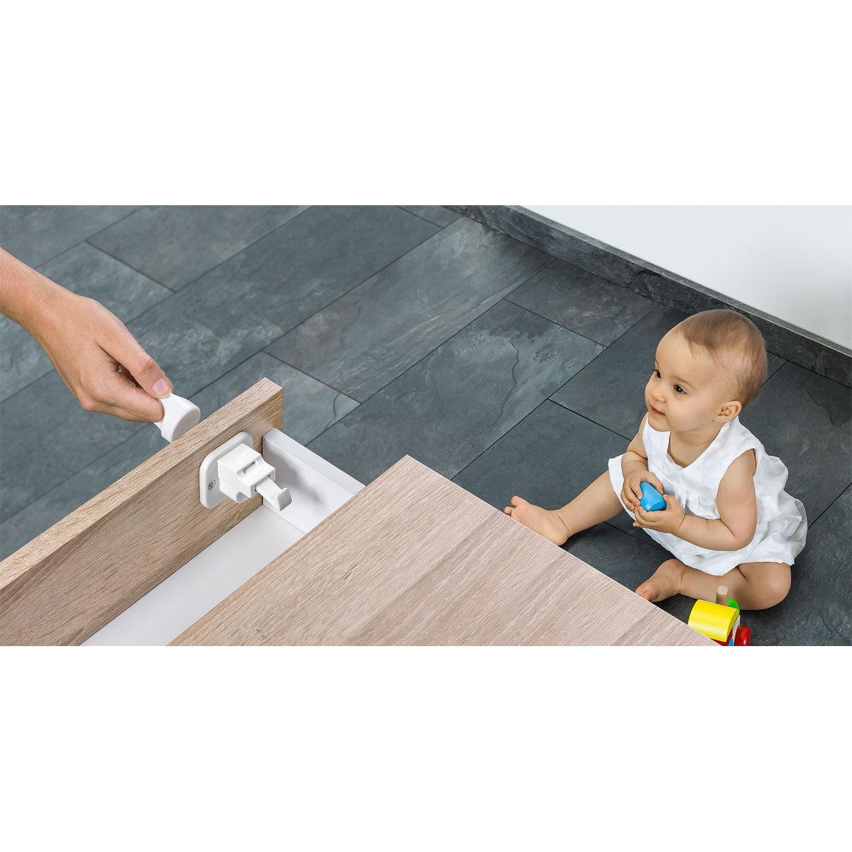 Reer Magnetschloss weiß Bild 9