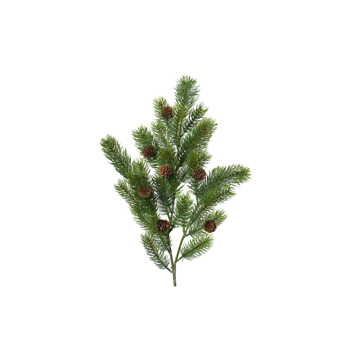 Tannenzweig mit Zapfen 64 cm