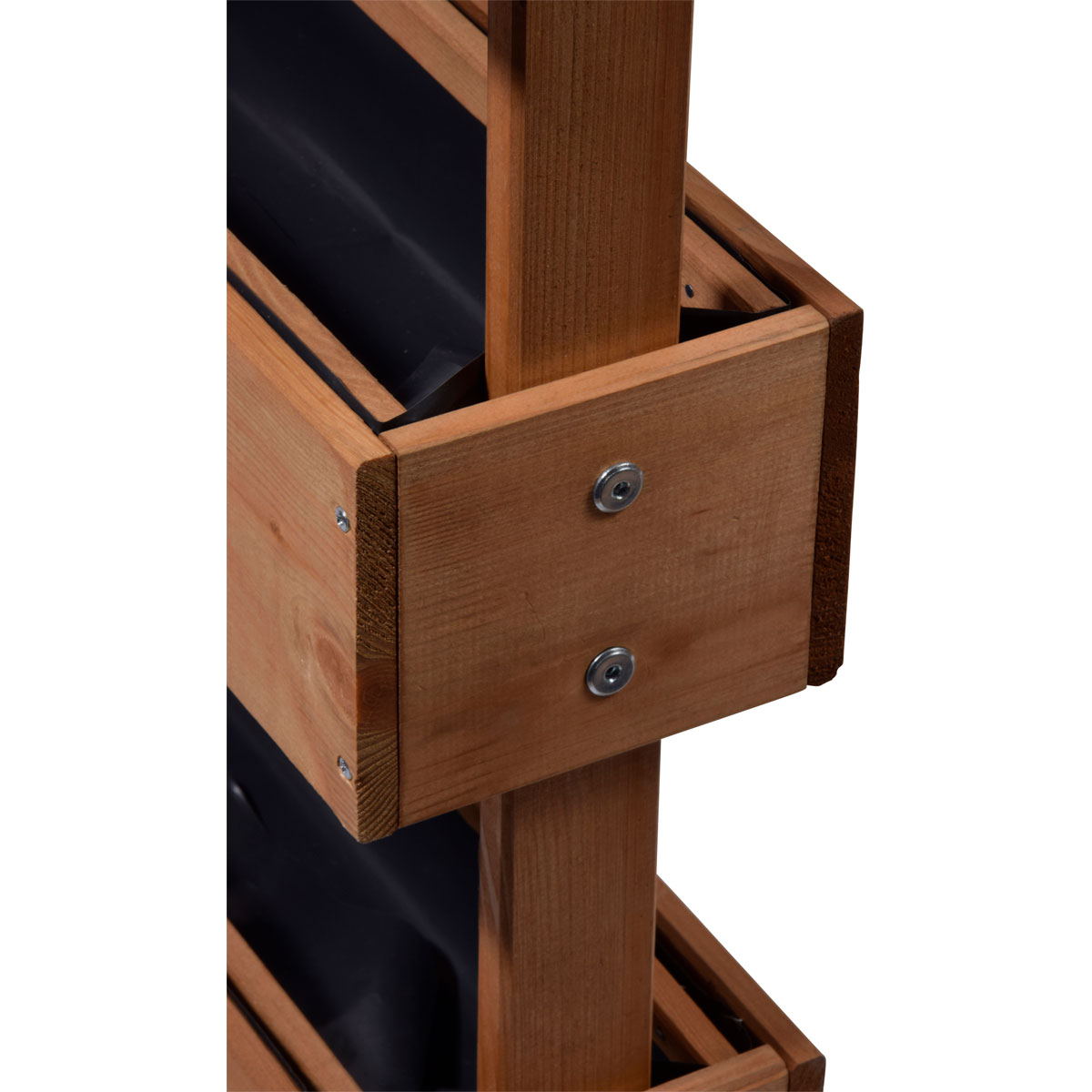 dobar Vertikalbeet 49,5 x 78 x 30 cm braun Bild 4