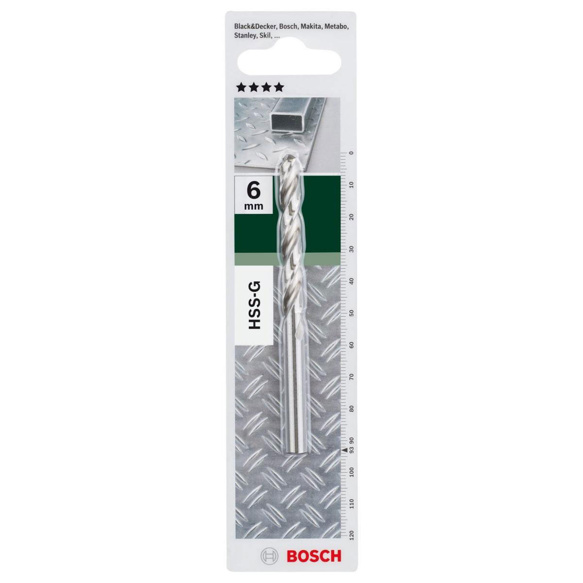 Bosch  Metallboher HSS-G 6 mm 1 Stück Bild 4