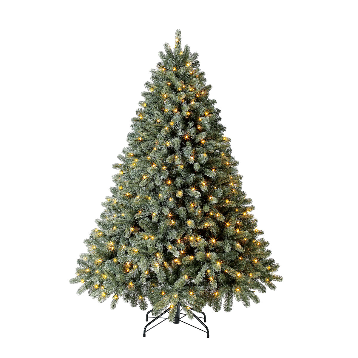 Evergreen Künstlicher Weihnachtsbaum Vermont Fichte inkl. LEDs 129x180cm Grün Bild 2