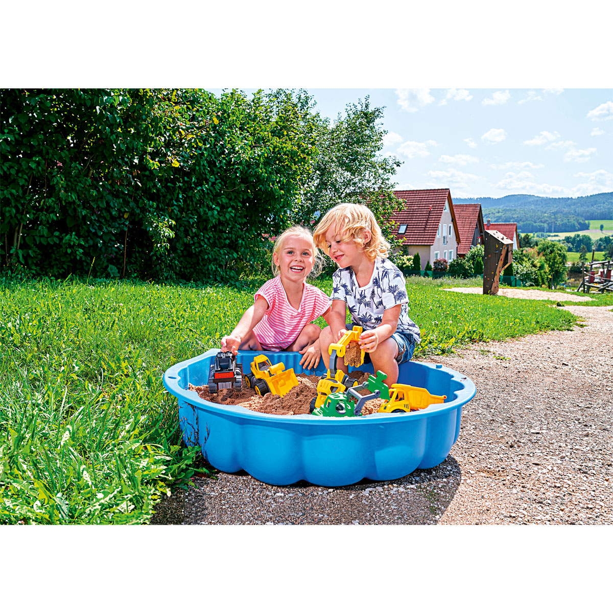 Sand- und Wasserspielmuschel blau Bild 5