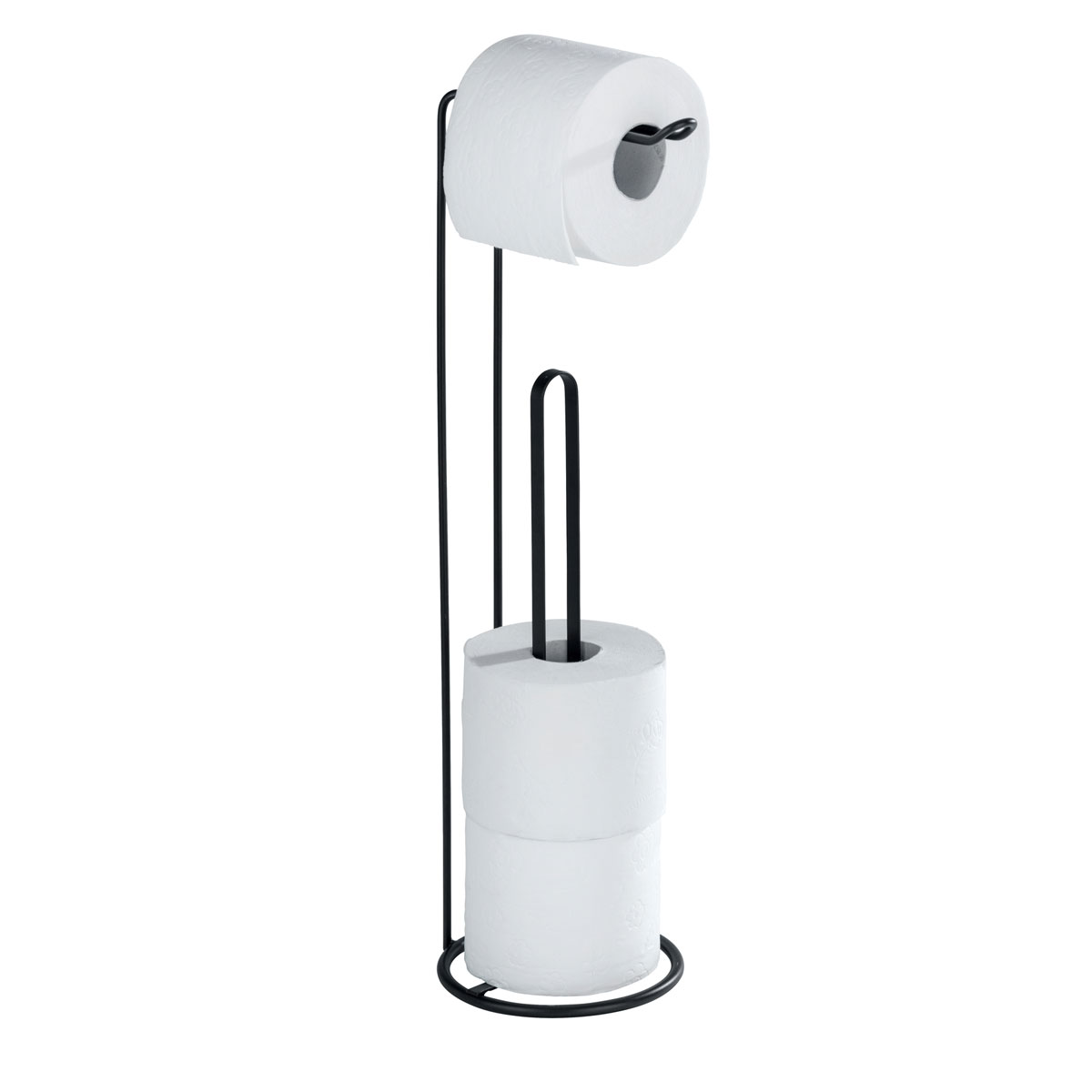 Wenko Stand Toilettenpapierhalter 2 in 1 Lugano