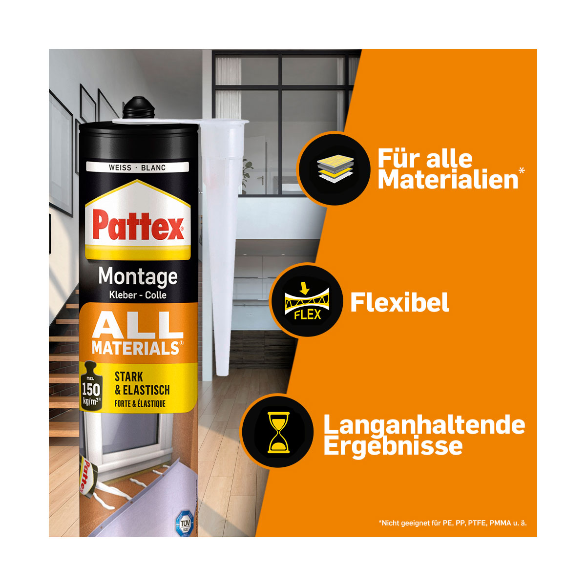 Pattex Montagekleber All Materials 450 g Bild 8