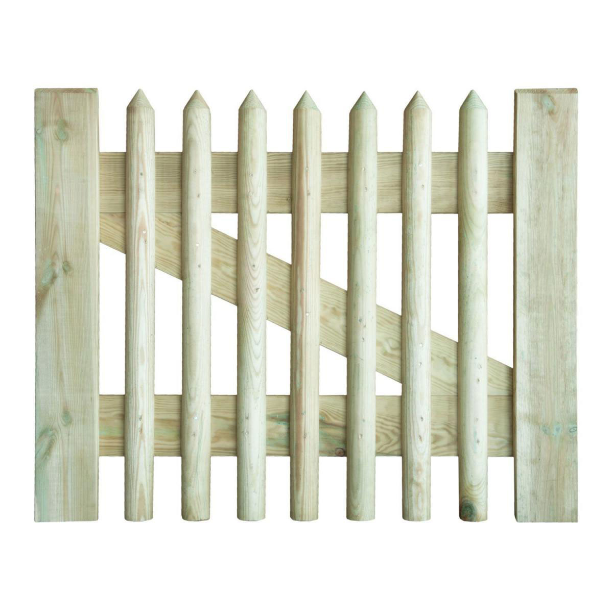 Senkrechtzauntor 100 x 80 cm