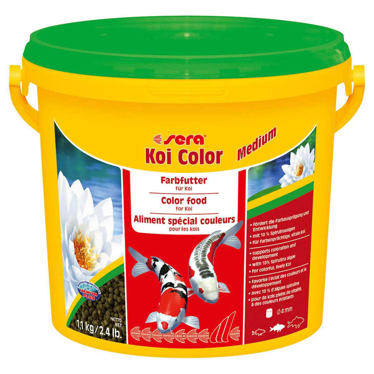 sera  Koi Color Medium 3800 ml / 1,1 kg