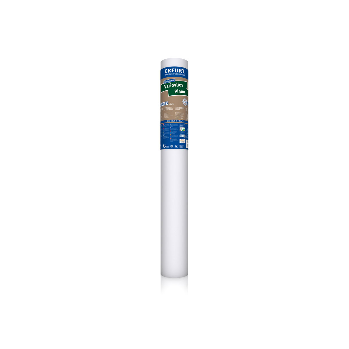 Erfurt Glattvlies Variovlies Plano Superweiß 200 x 75 cm