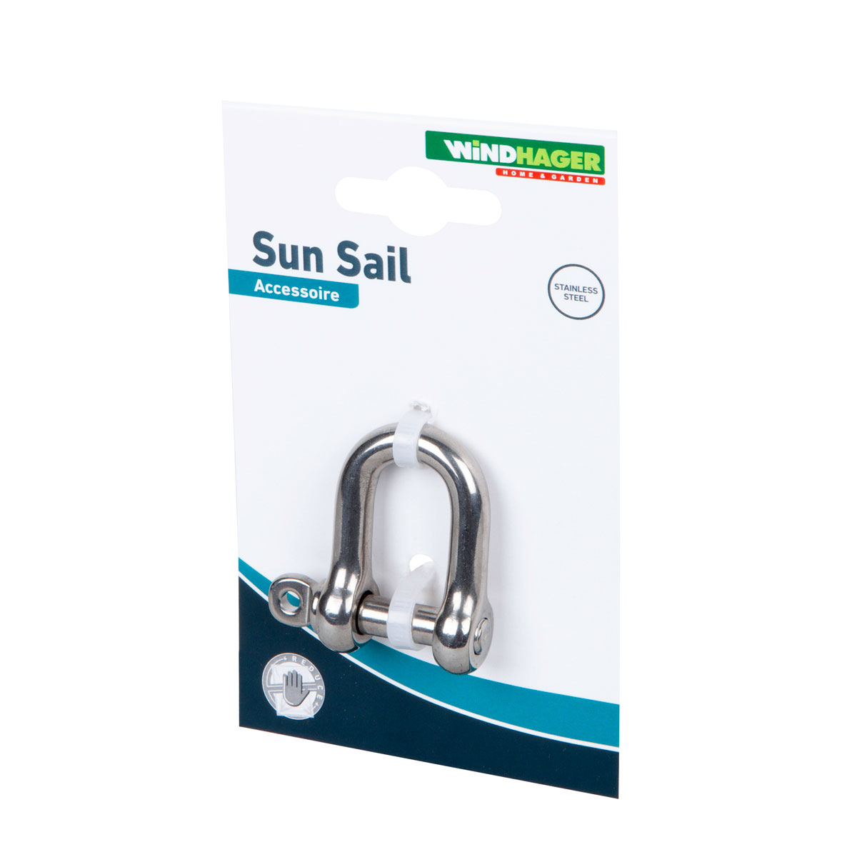 Windhager D-Schäkel Edelstahl rostfrei Bild 2