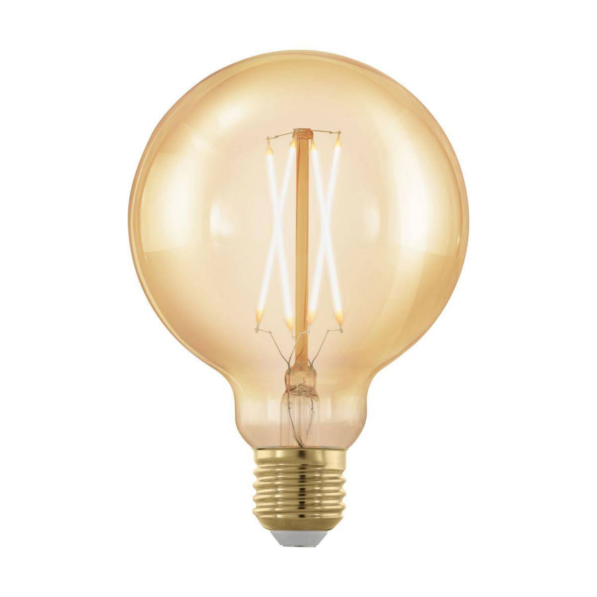 Eglo LED-Leuchtmittel Amber-G95 E27 4 W Bild 1