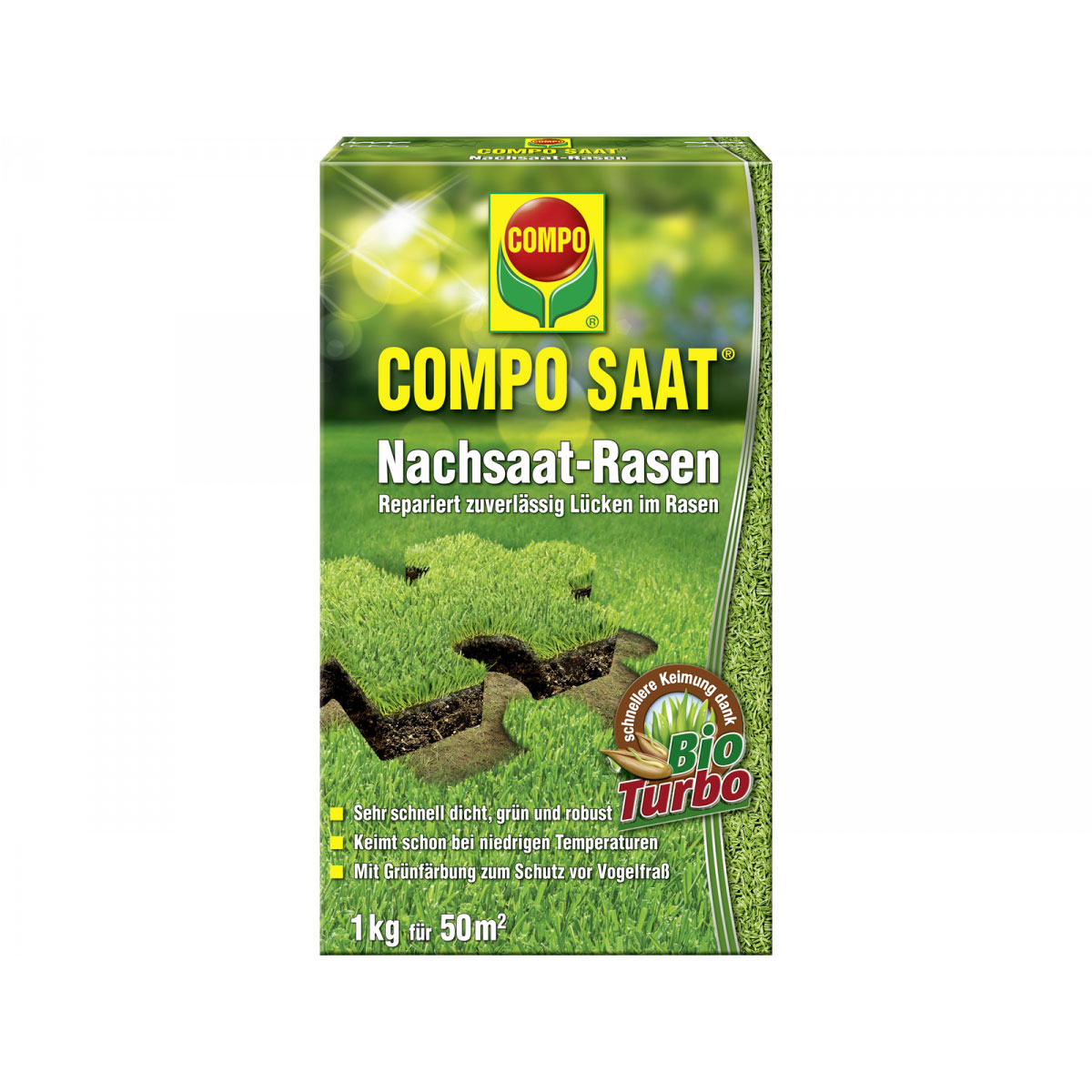 Compo SAAT Nachsaat-Rasen 1 kg für 50 m² Bild 2