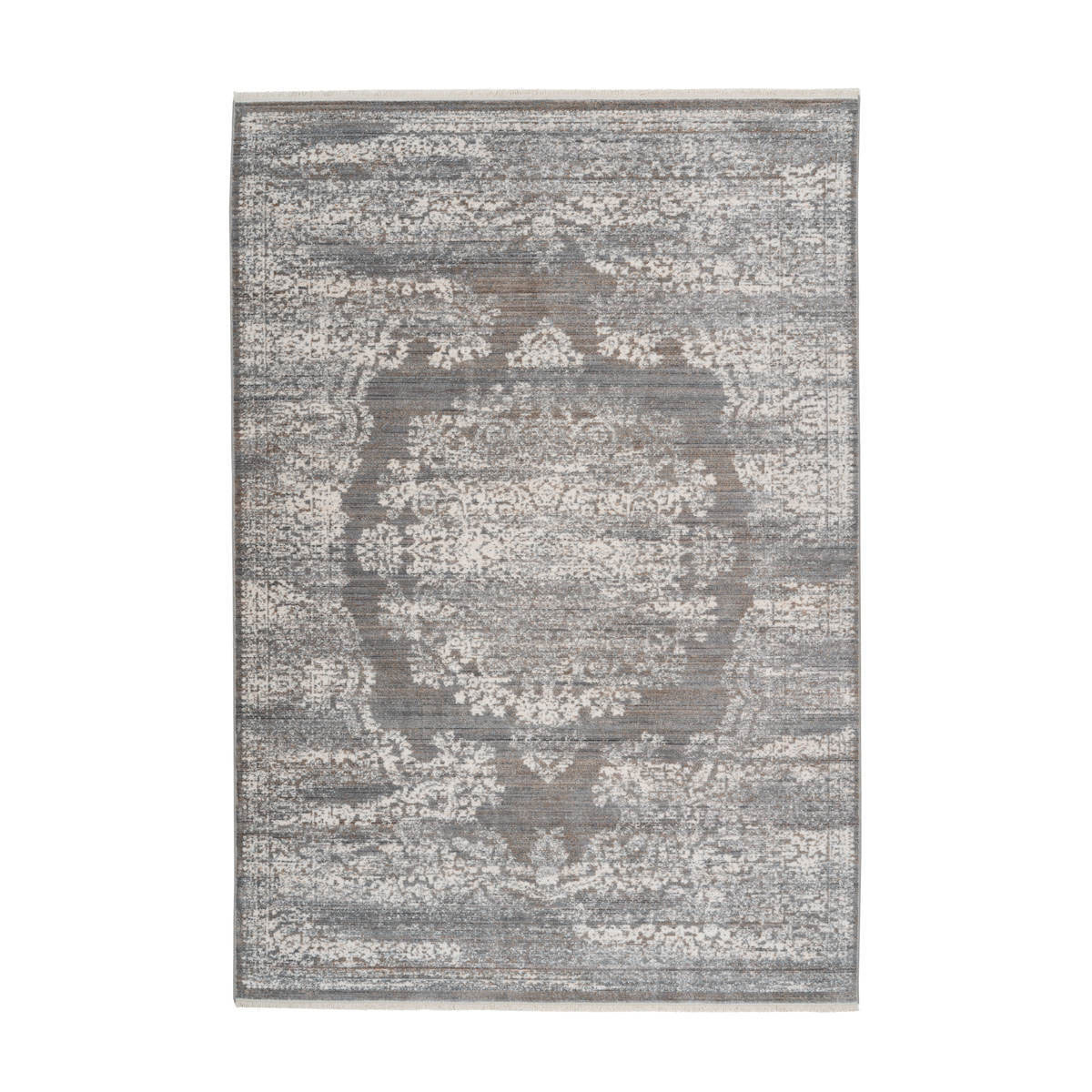 Fransenteppich „Baroque 1200“, beige/braun