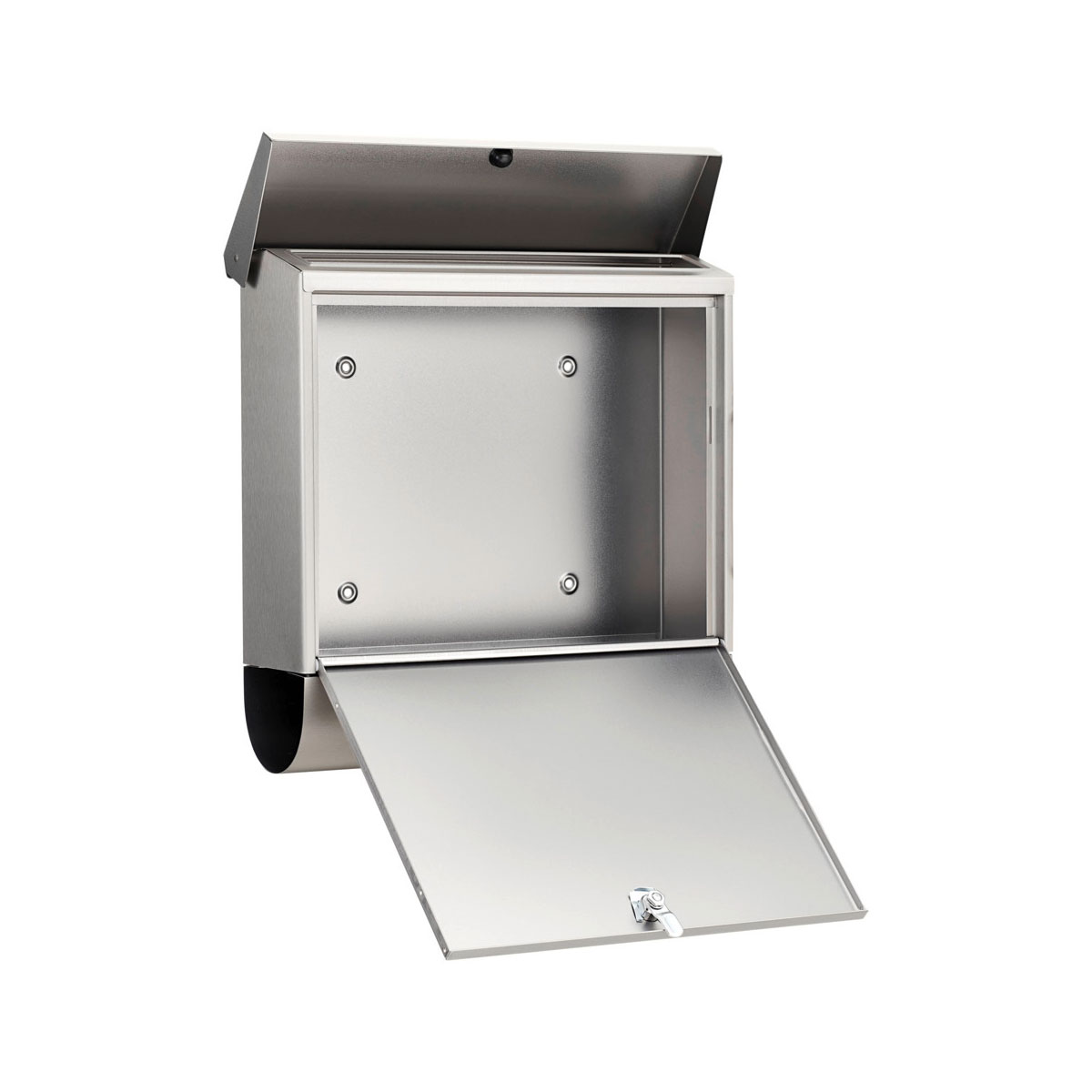 Burg Wächter Briefkasten Inoxstar 4710 mit Zeitungsfach silber Bild 3