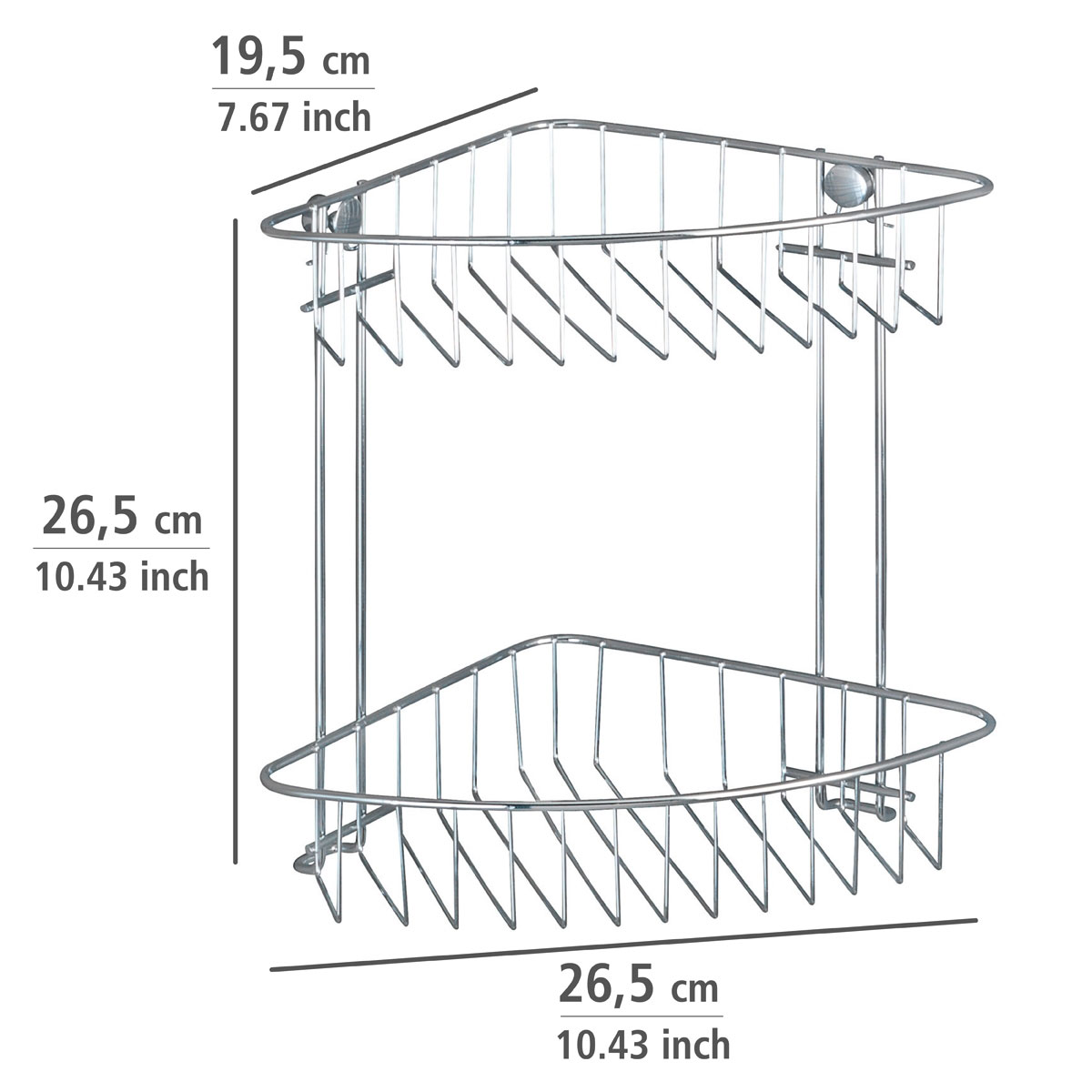 Wenko Eckregal Classic 2 Etagen Bild 7