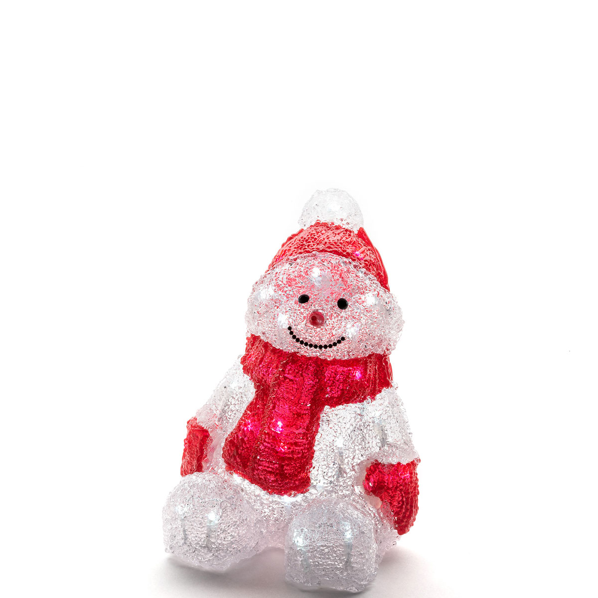 Konstsmide LED-Acryl Schneemann sitzend Bild 1