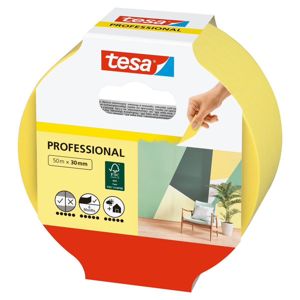 Tesa  Malerband Professional 50m x 30mm Bild 2