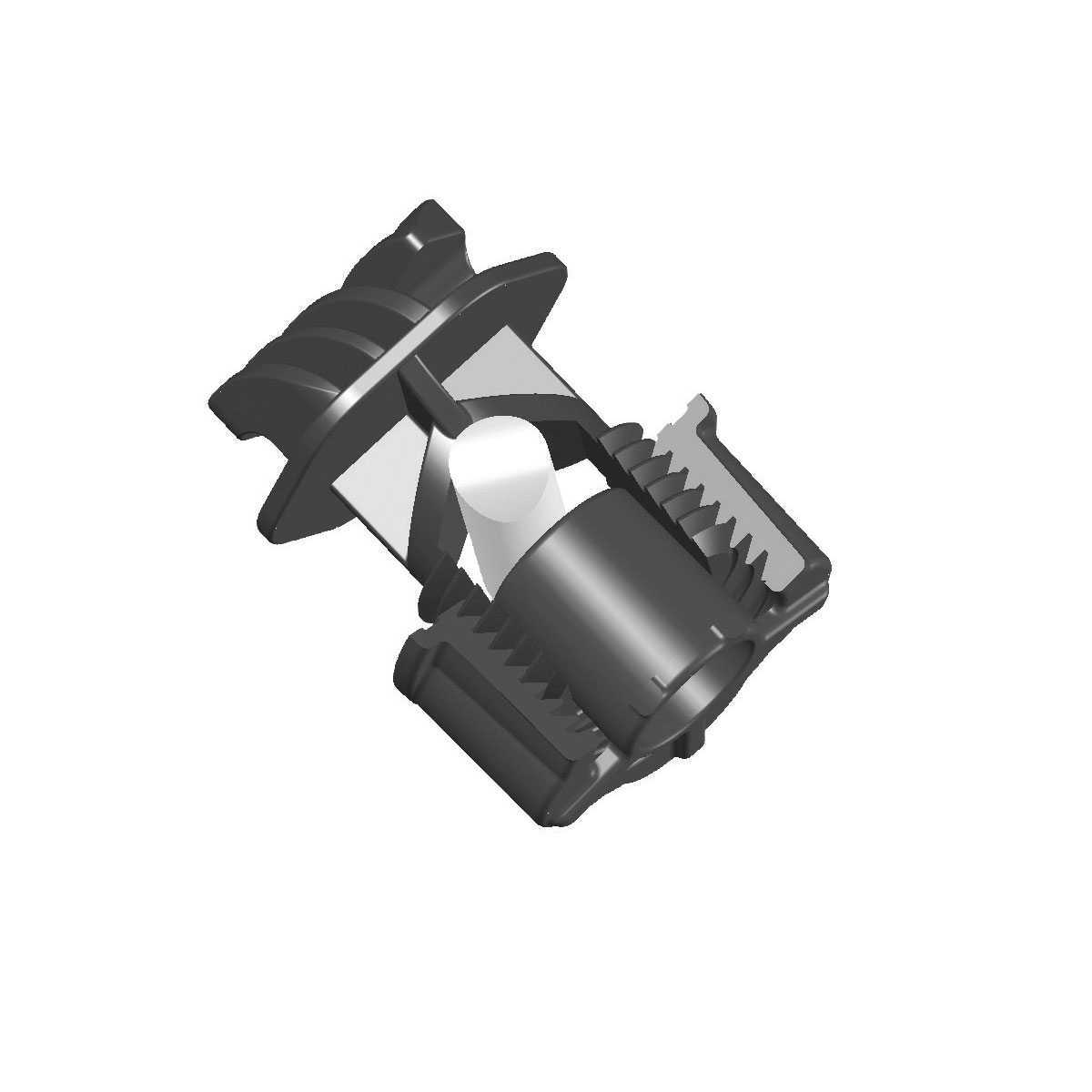 Schraubisolator Vario Plus schwarz für Durchmesser 10 mm Seil 10 Stück Bild 1