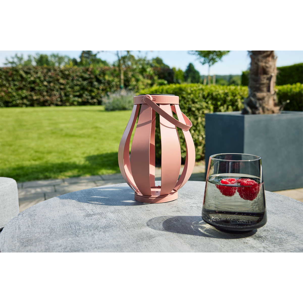 Flector Garten Flector LED Solarlaterne Rosa