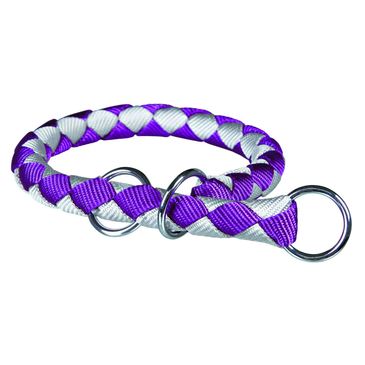 Trixie  Cavo Zug-Stopp-HB beere/silb S-M 35-41 cm